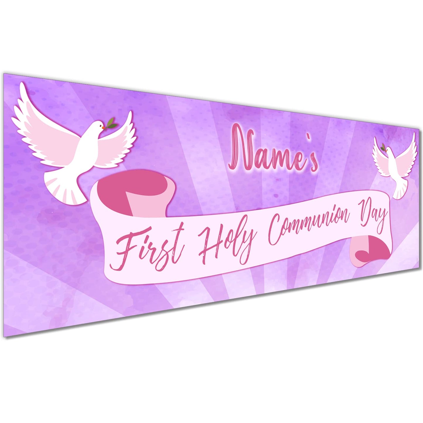 Personalised Birthday Banner - Indoor Use Theme