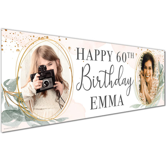 Personalised Birthday Banner - Celebration Theme
