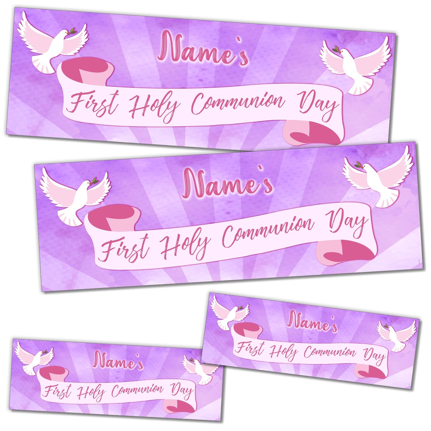 Personalised Birthday Banner - Indoor Use Theme