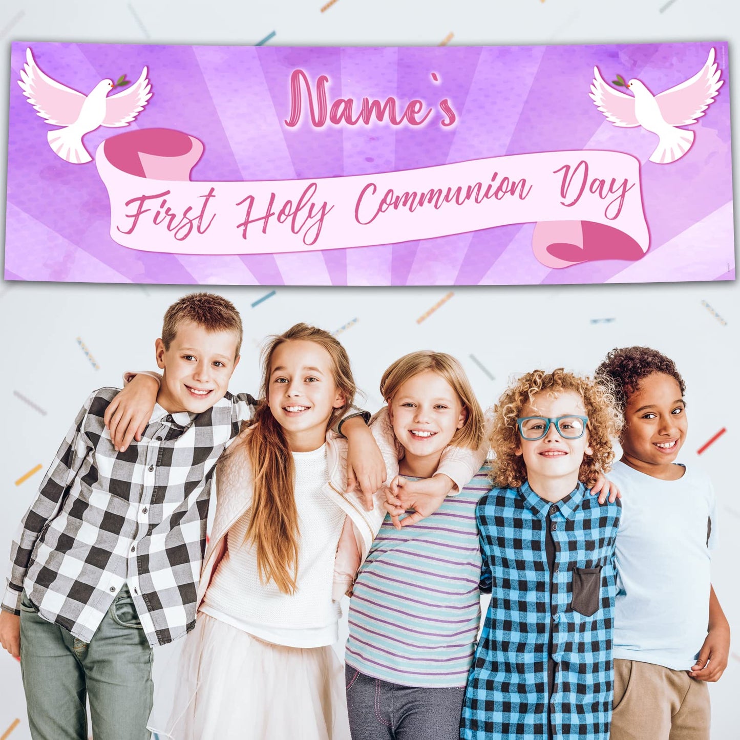 Personalised Birthday Banner - Indoor Use Theme